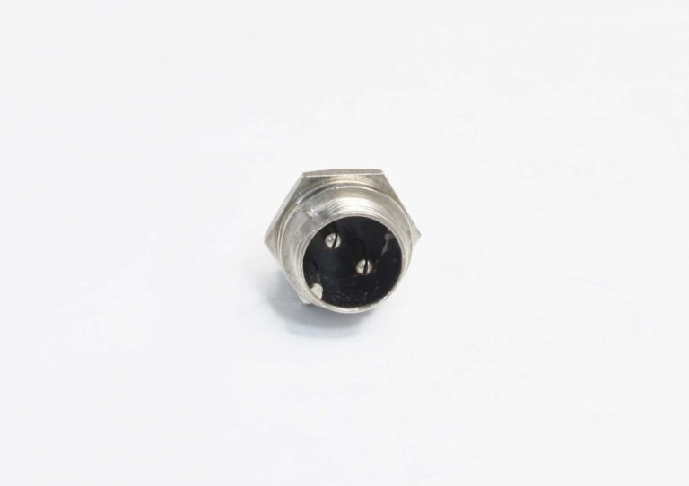 Разъем MIC 2P "шт" металл на корпус 1-562-2 D-16mm