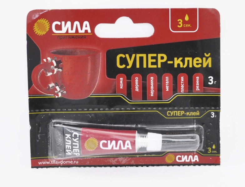 Супер-клей "Сила" SSBL12-3, 3гр.