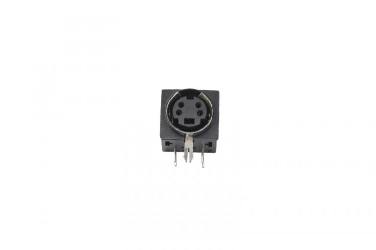 Разъем mini DIN 4-pin (S-VHS) "гн" пластик на корпус 1-480