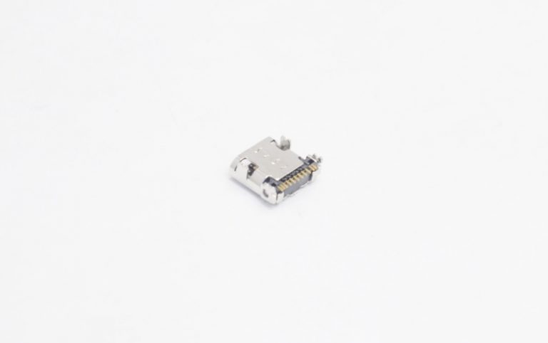 Разъем MicroUSB 2+7+2-pin B-7+S "гн" (MC-042)