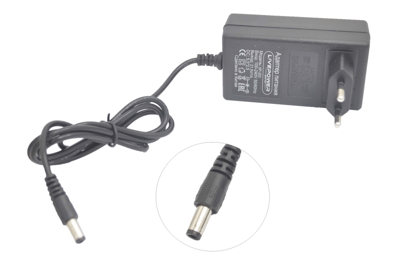 Блок питания 220V/21.5V 1.0A SP-202 (OG-24) (5.5x2.5) импульсный (адаптер) - с контроллером заряда