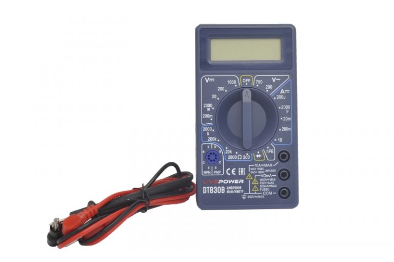 DT830B Цифровой мультиметр (LivePower)