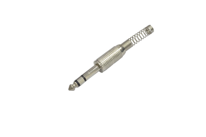 Разъем аудио 6.3mm "шт" стерео металл 1-111