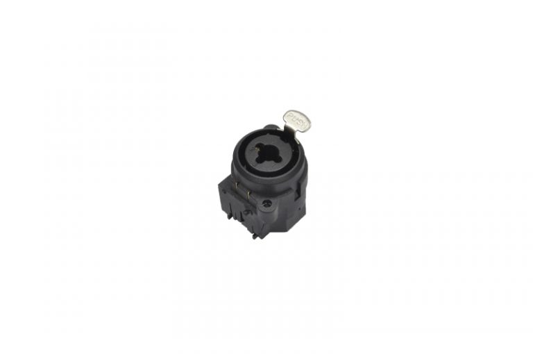Разъем аудио 6.3mm "гн" стерео + XLR "гн" пластик на корпус 1-199