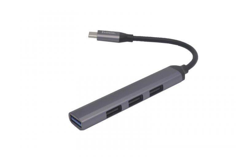Хаб разветвитель Hoco HB26 Type C на USB 3.0 и 3 x USB 2.0