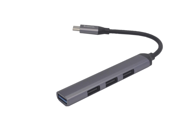 Хаб разветвитель Hoco HB26 Type C на USB 3.0 и 3 x USB 2.0