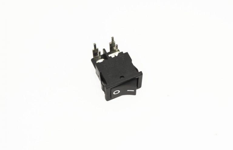 Переключатель KCD1-104-04 On-Off черный 250V 5A (4c)