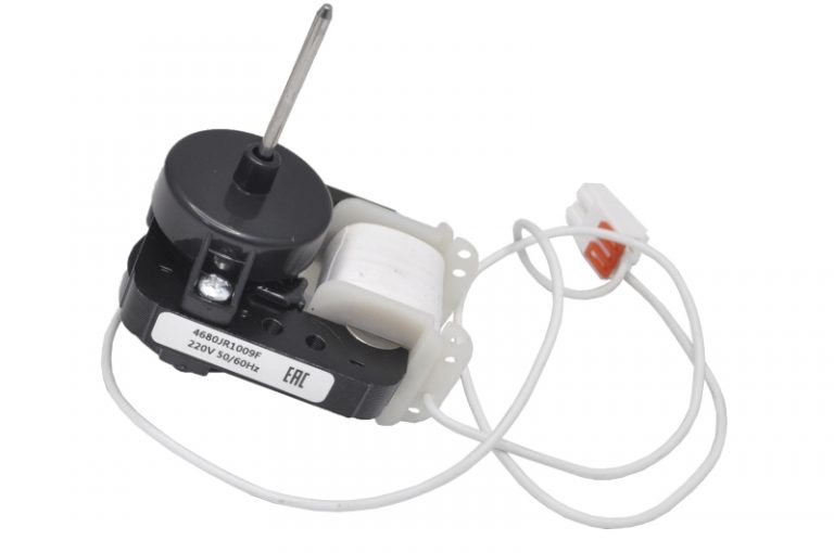 4680JR1009F* Двигатель (мотор) вентилятора 220V, 9W для холодильника LG (шток D3.2mm, L 47mm)