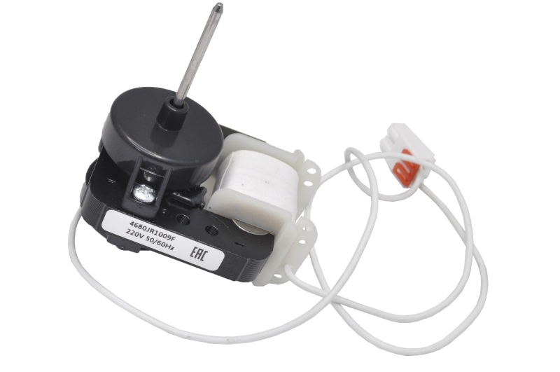 4680JR1009F* Двигатель (мотор) вентилятора 220V, 9W для холодильника LG (шток D3.2mm, L 47mm)