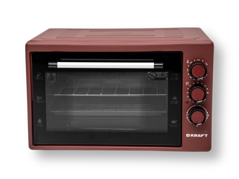 Мини-печь Kraft KF-MO 3200 R красная