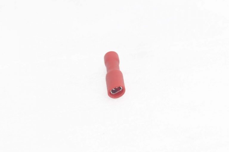 Клемма плоская "гн" 2.8mm красная 10-0078