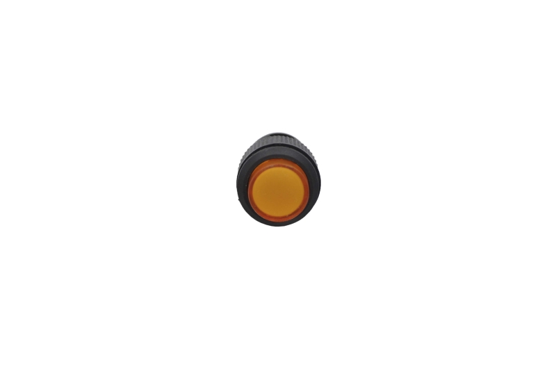 Кнопка R16-503AD-Y Off-On 250V 3A D=16mm желтая (с фиксацией) (LED подсветка - 3V)