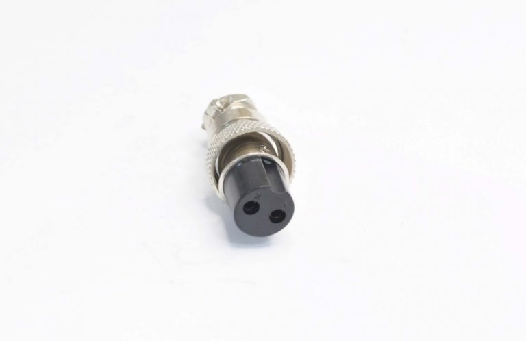 Разъем MIC 2P "гн" металл на кабель GX16 16M-2A D=16mm