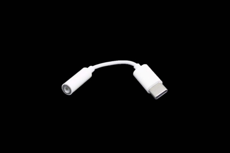 Адаптер Hoco LS35 Type-C-AUX, 0.1m, белый