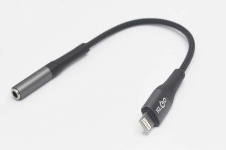 Переходник Lightning - 3.5mm "гн" 0.18м KLGO AUX-5