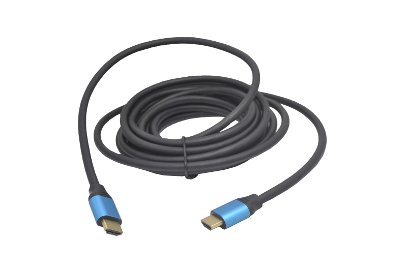 Шнур HDMI - HDMI пластик gold Ultra HD 4K 5.0м 5-816 5.0