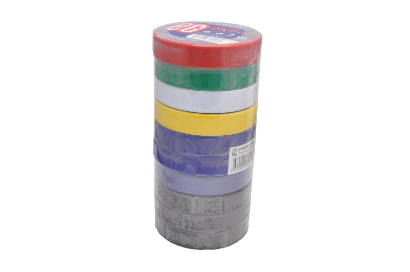 12038 Изолента Еврогарант 15mm х 20м микс (1 шт.)