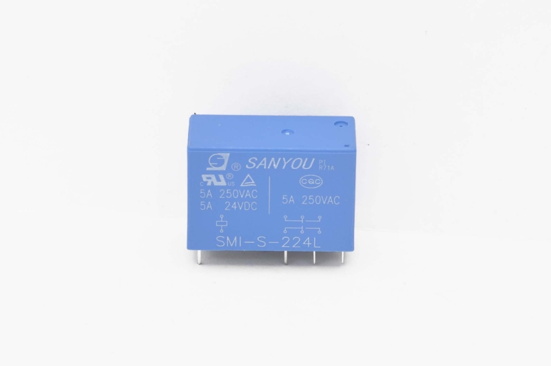 Реле SMI-S-224L (14F3) Катушка 24V, две группы (2C), 5А 29х12,6х20,6