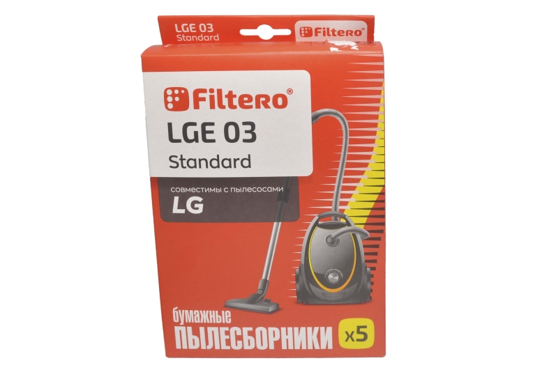 LGE 03 Standard Пылесборники бумажные, 5 шт.