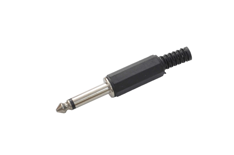 Разъем аудио 6.3mm "шт" моно пластик 1-100