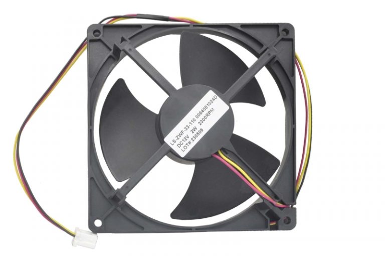 HL199 двигатель (мотор) вентилятора (LS-ZWF-33-110) 12V, 2W, 125x125x37 для холодильника Haier
