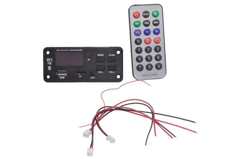 Модуль MP3 плеер JQ-D002BT USB/SD/FM/Aux/Bluetooth U=7-16V с пультом