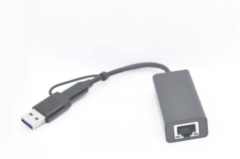 31218 Адаптер Walker WA-045 Type-C + USB/LAN(RJ-45)