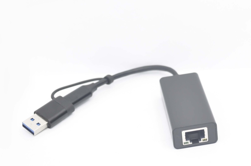 31218 Адаптер Walker WA-045 Type-C + USB/LAN(RJ-45)