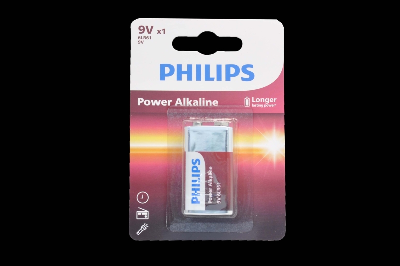 Philips 6LR61-1BL Power Alkaline батарейка (9 вольт Крона)