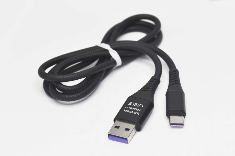 Кабель Smartbuy iK-3112ERG USB -Type-C, 1 метр, черный