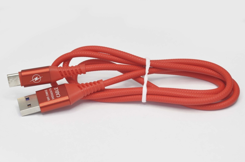 Кабель Smartbuy iK-3112ERG USB -Type-C, 1 метр, красный