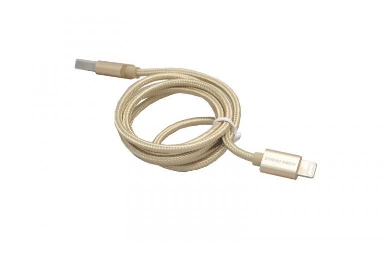 Кабель More choice K11i USB-Lightning gold 1м