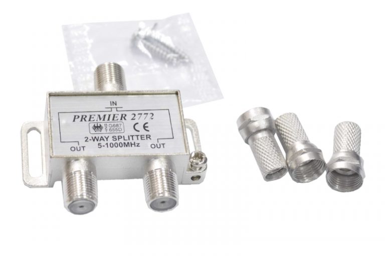 Splitter (разветвитель) на 2 TV 5-1000MHz + 3 F "шт" 4-822FC