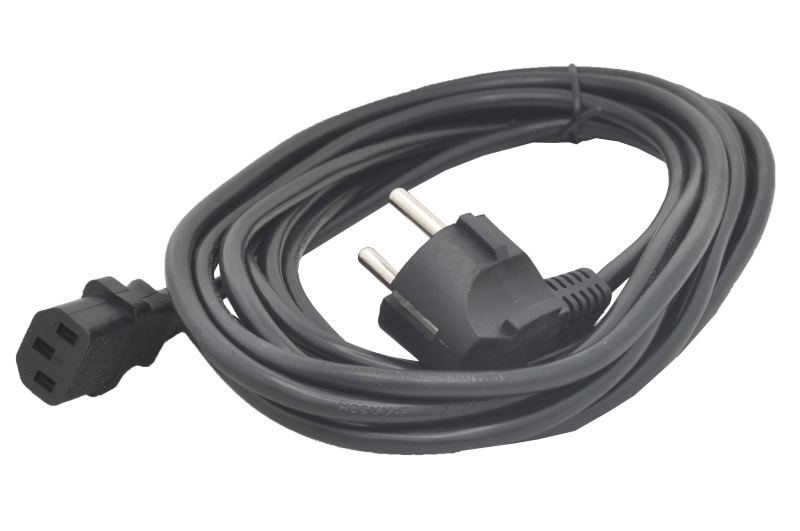PC-186-VDE 10A 2200Watt Кабель питания Gembird/Cablexpert, 5.0м
