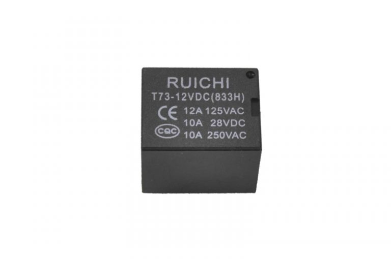 Реле T73-12VDC (R833H) (JQC-3F) Катушка 12V, одна группа, 10А 19,0х15,8х15,5