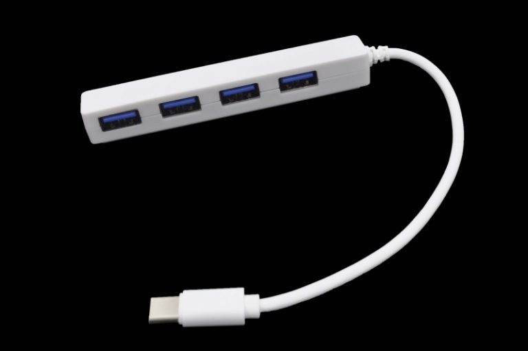 20093 Разветвитель Type-C на 4 USB-порта, 0.2m, белый