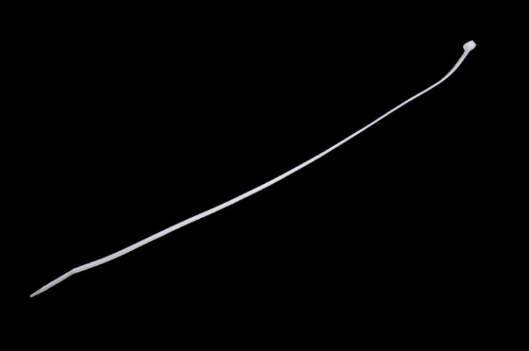 Кабельная стяжка 3.6x300 (100шт) белая 07-0300