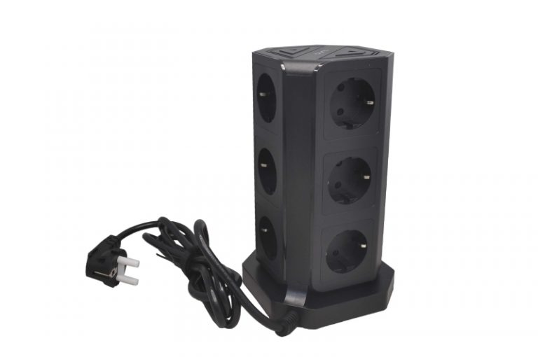 42086 Сетевой фильтр Qumo Power Tower Pro PD 8SP4U 9 розеток+4USB 2,0м