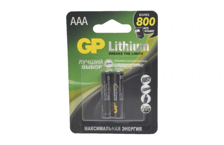 GP FR03-2BL Lithium (AAA) батарейка (штука)