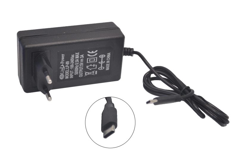 Блок питания 220V/ 5V 3.0A LP-89 (Type-C) импульсный (адаптер)