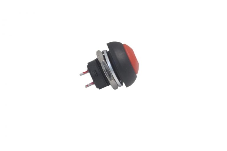 Кнопка PBS-33B Off-(On) красная 250V 1A без фиксации