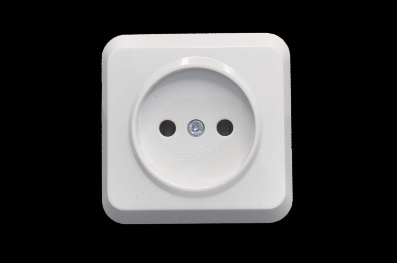 Розетка Smartbuy Юпитер 1вх б/з 10A SBE-03w-10-S1-N, белая
