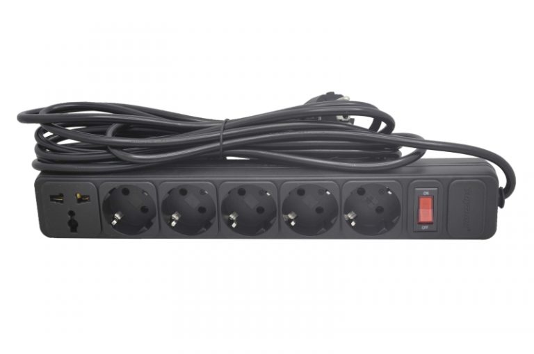 Удлинитель Спутник SP-645 220V 10A 6 розеток 4.5м