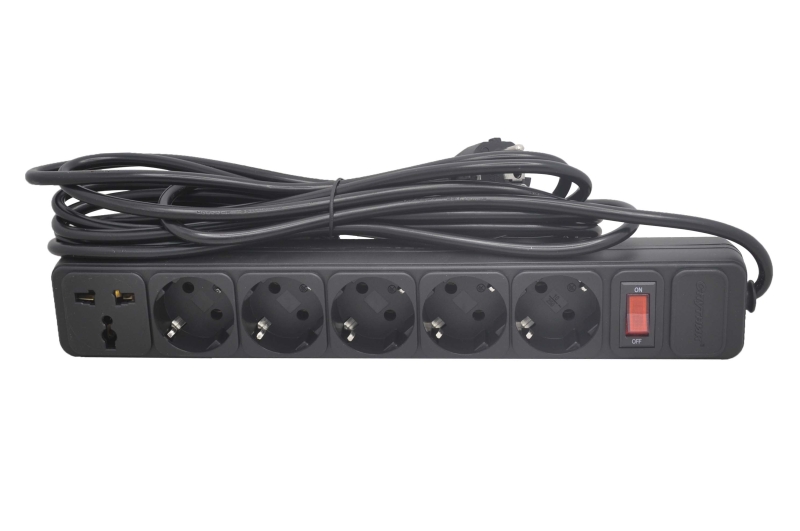 Удлинитель Спутник SP-645 220V 10A 6 розеток 4.5м