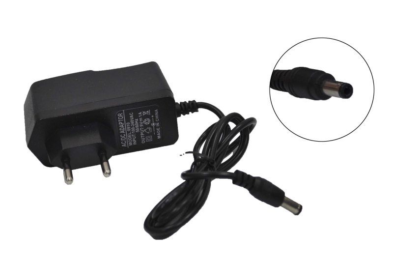 Блок питания 220V/ 9.0V 1.0A LX-0901 (№9-1) (5.5x2.5) импульсный (адаптер)