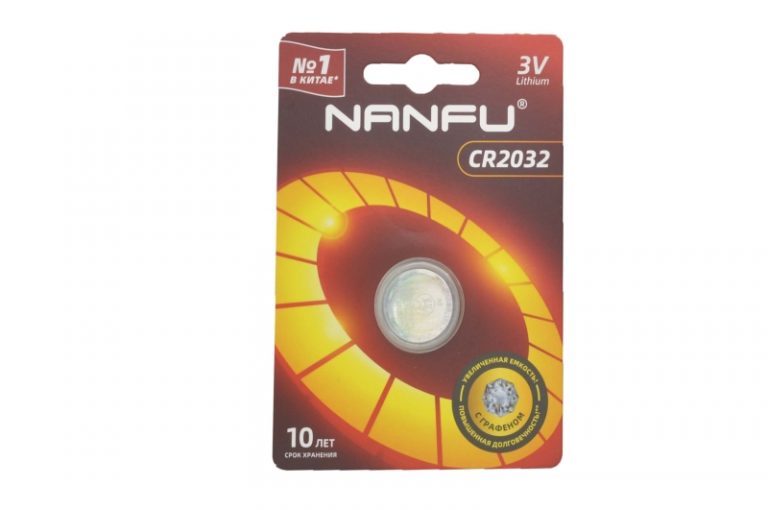 Nanfu Panda CR2032-1BL батарейка (5 поколение)