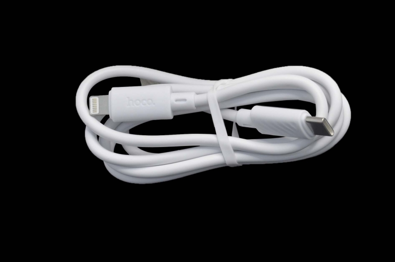 Кабель Hoco X88 Gratified Type-C-Lightning, 1 метр, 20W, белый