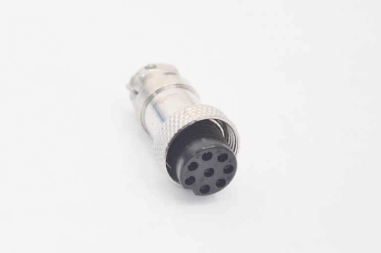 Разъем MIC 8P "гн" металл на кабель 1-561-8 D=16mm