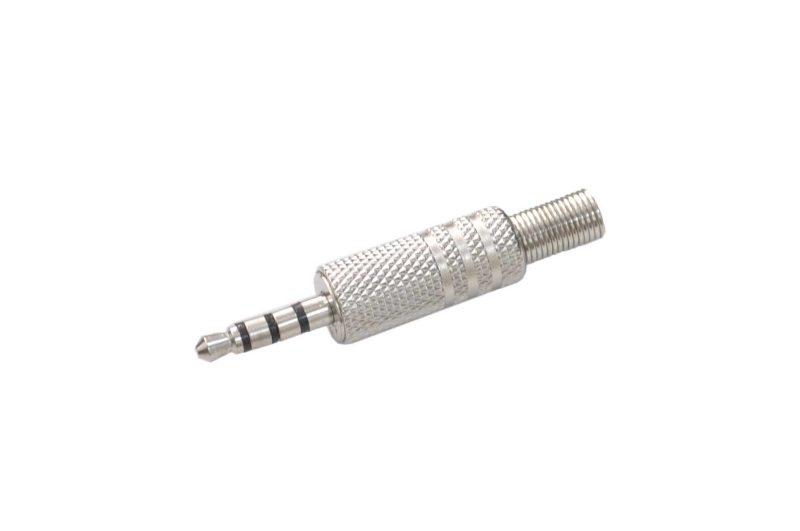 Разъем аудио 3.5mm "шт" 4C металл 1-075