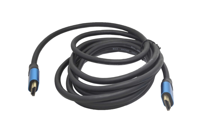 Шнур HDMI - HDMI пластик gold Ultra HD 4K 3.0м 5-816 3.0